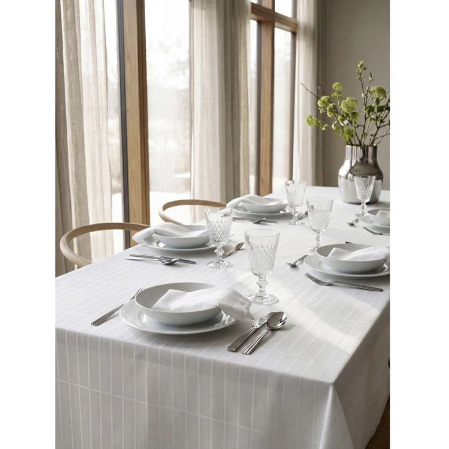 S&ouml;dahl Essence Suite One Damaskdug 150x220 cm, Optisk Hvid