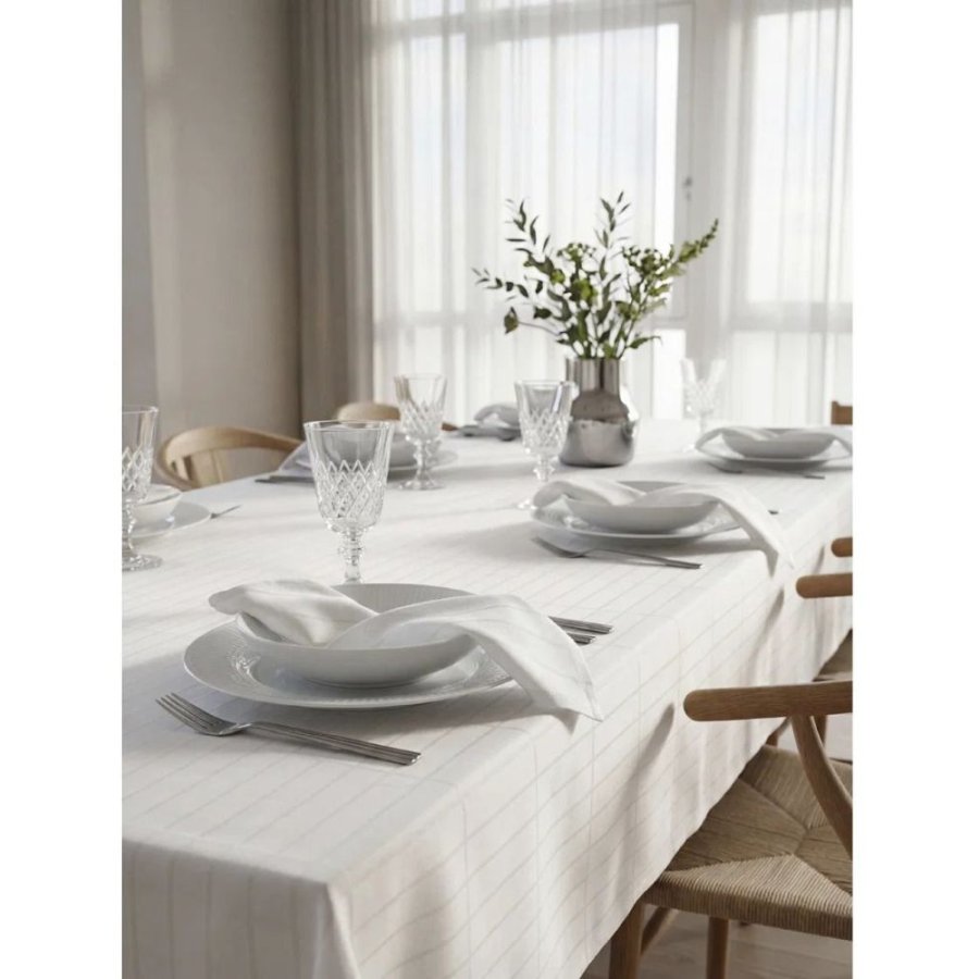 S&ouml;dahl Essence Suite One Damaskdug 150x320 cm, Optisk Hvid