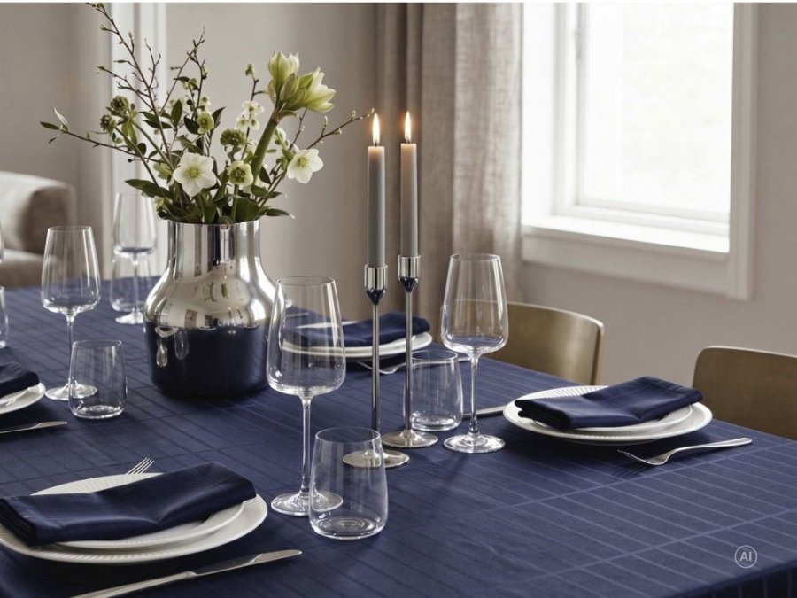 S&ouml;dahl Essence Suite One Stofserviet 4 stk. 45x45 cm, Navy Blue