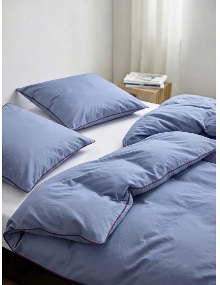 S&ouml;dahl Organic Edge Senget�j 140x220 cm, Skye Blue