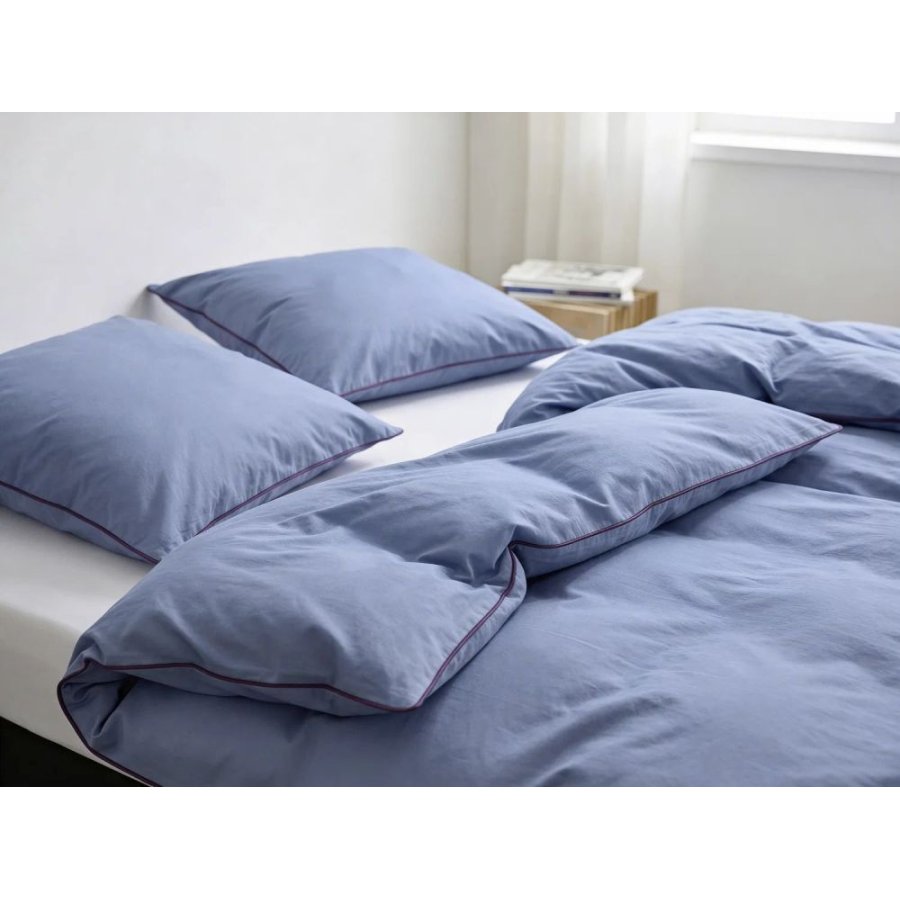 S&ouml;dahl Organic Edge Senget�j 140x220 cm, Skye Blue