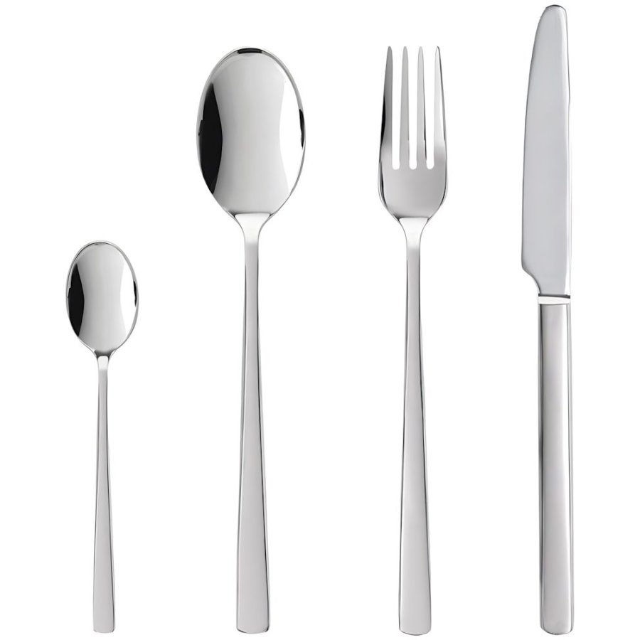 Gense Essentials Pure Bestiks�t 16 Dele, Blankt St�l