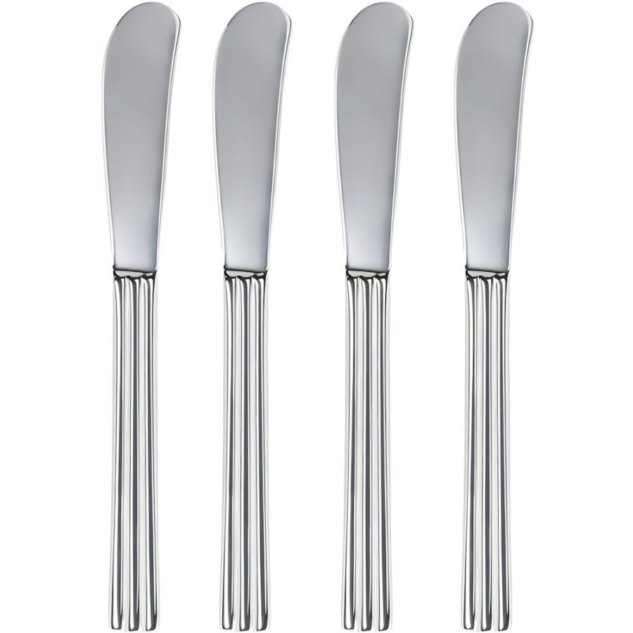 Gense Thebe Buttermesser 4er Set, Blankstahl