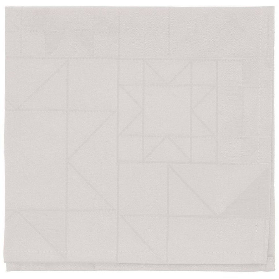 S&ouml;dahl Star Stofserviet 4 stk. 45x45 cm, Optisk Hvid