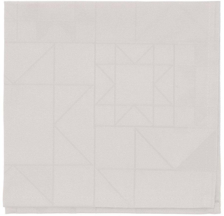 S&ouml;dahl Star Stofserviet 4 stk. 45x45 cm, Optisk Hvid