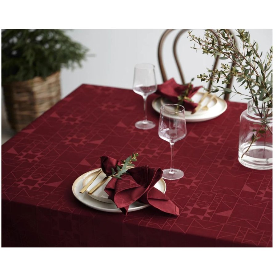 S&ouml;dahl Juledug 150x270 cm, R�d