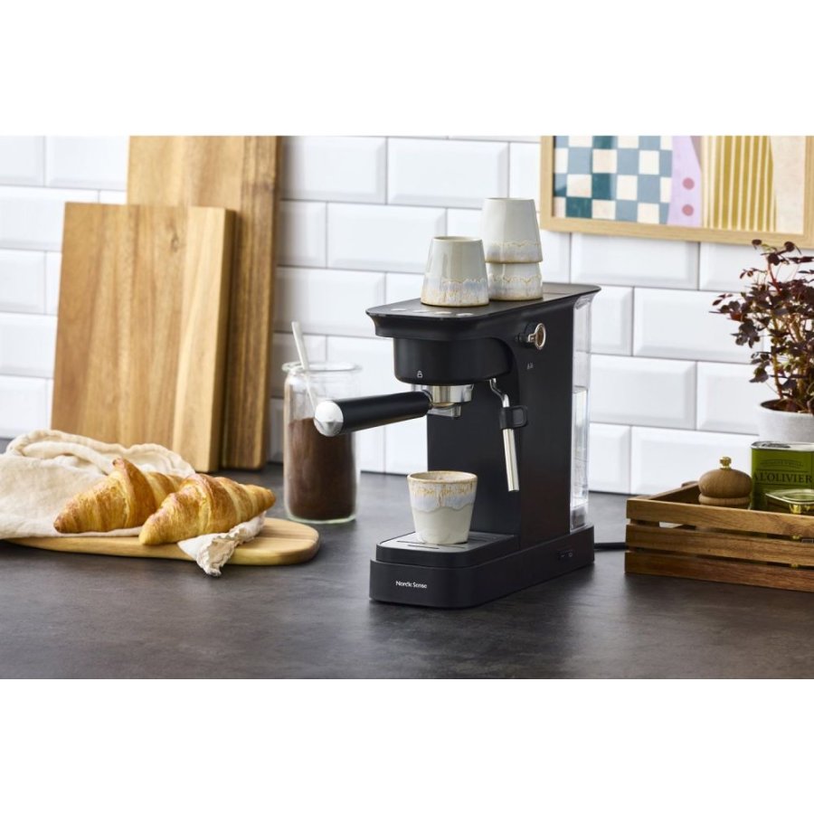Nordic Sense Espressomaskine, Sort