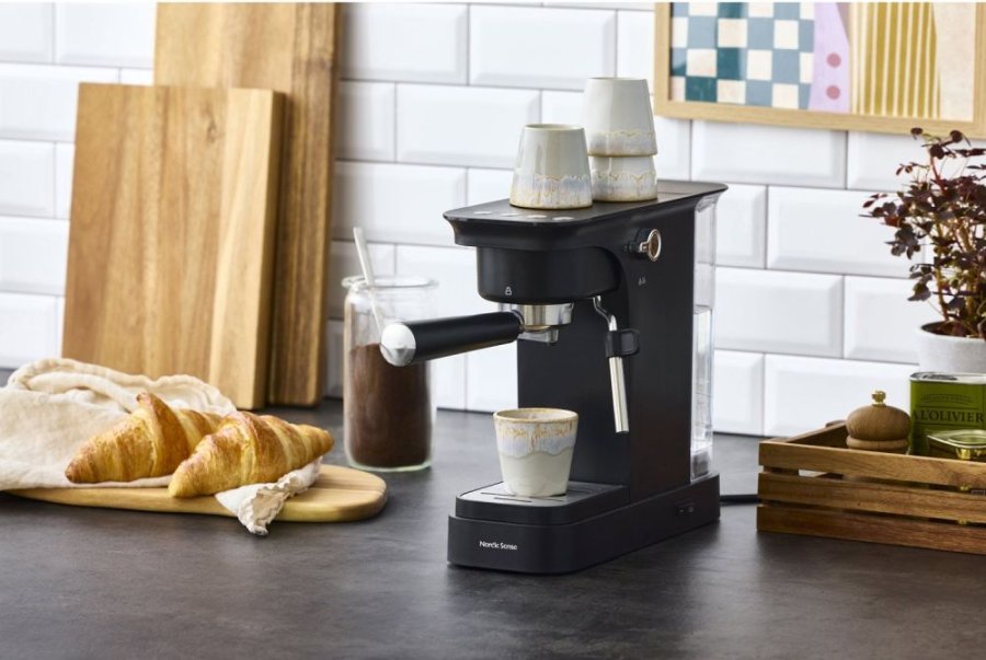 Nordic Sense Espressomaskine, Sort