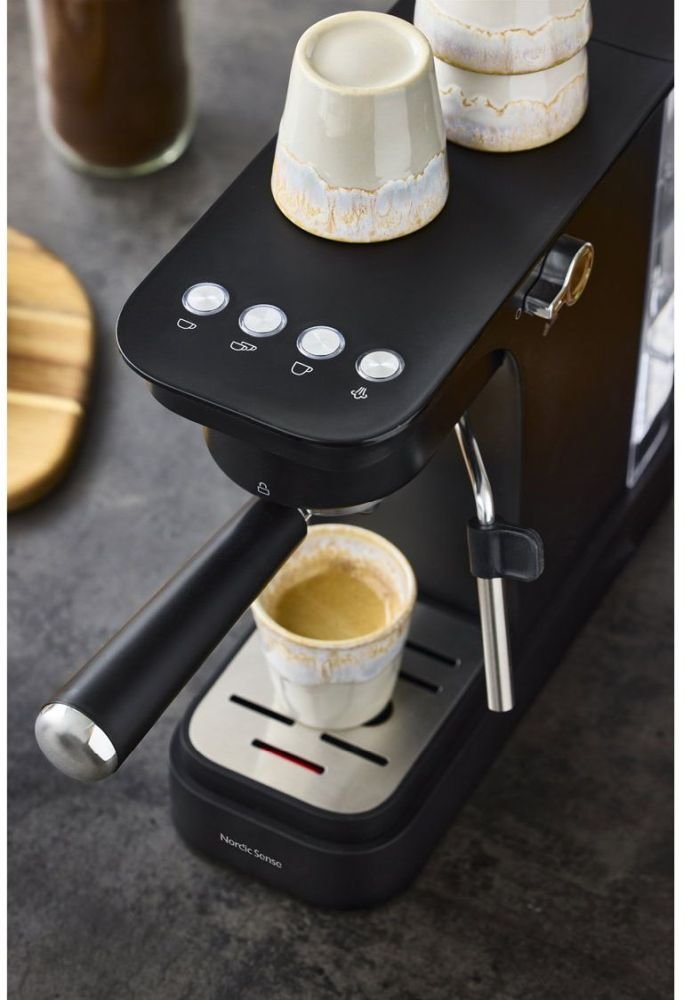 Nordic Sense Espressomaskine, Sort
