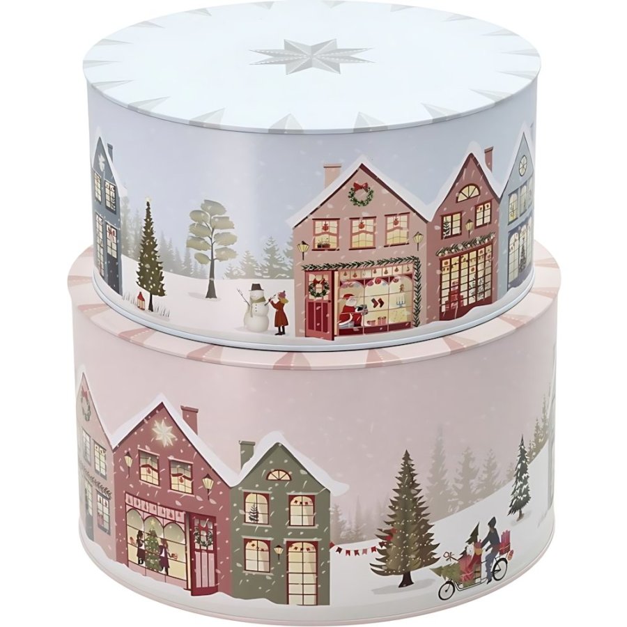 Pillivuyt Vinter Kaged�se 2 stk, Rose/Ice Blue