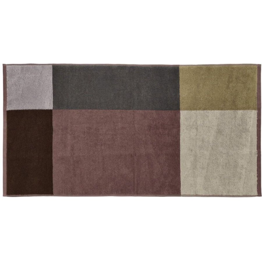 S&ouml;dahl Organic Colour Block H�ndkl�de 50x100 cm, Rosewood