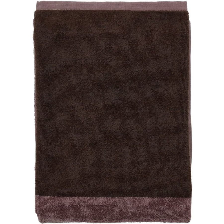 S&ouml;dahl Organic Colour Block H�ndkl�de 70x140 cm, Rosewood
