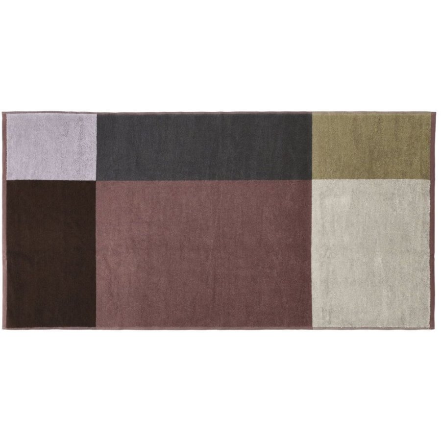 S&ouml;dahl Organic Colour Block H�ndkl�de 70x140 cm, Rosewood