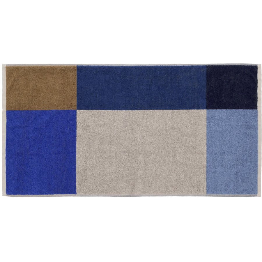 S&ouml;dahl Organic Colour Block H�ndkl�de 50x100 cm, Bl�