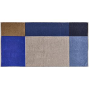 S&ouml;dahl Organic Colour Block Handtuch 70x140 cm, Blau