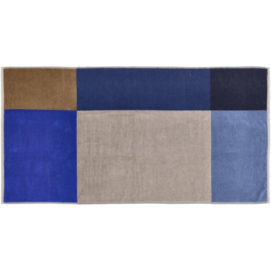 S&ouml;dahl Organic Colour Block H�ndkl�de 70x140 cm, Bl�