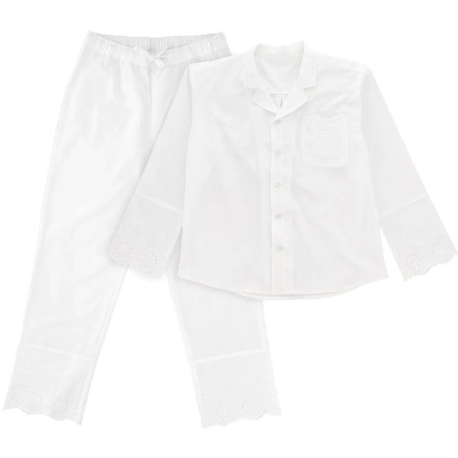 S&ouml;dahl Organic Weekend Stories Suite One Pyjamas S/M, Hvid