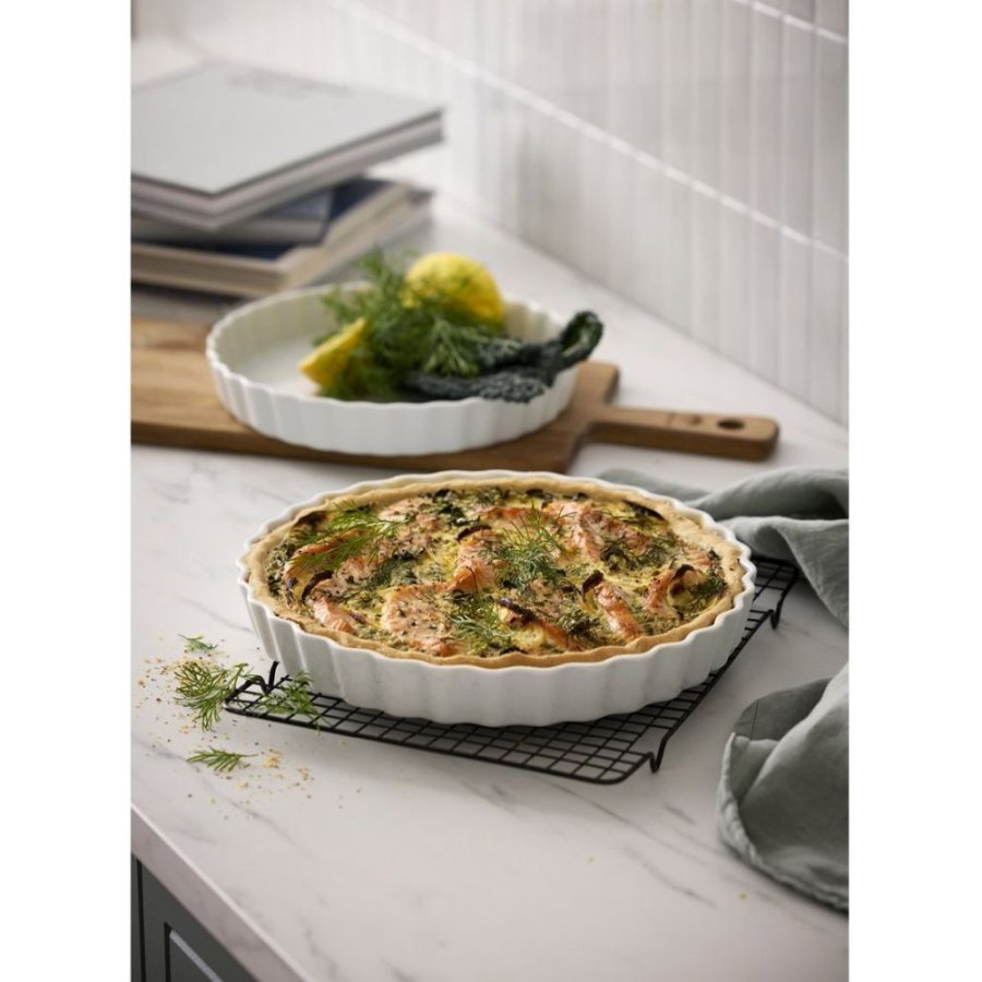 Pillivuyt Serie Originale T�rteform 2 stk, Hvid