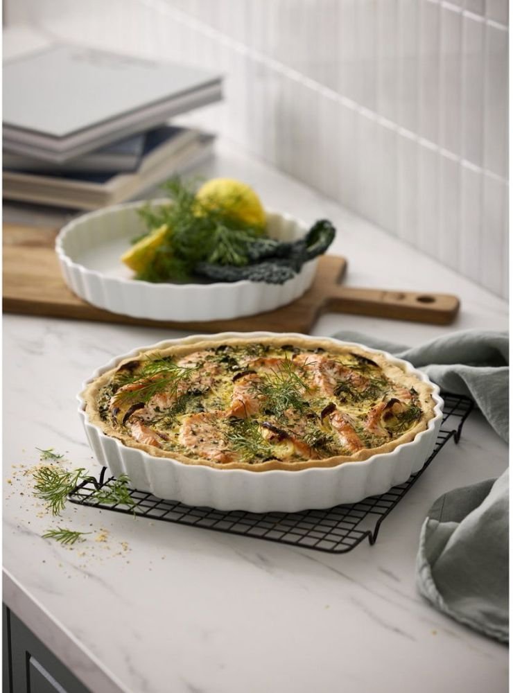 Pillivuyt Serie Originale T�rteform 2 stk, Hvid