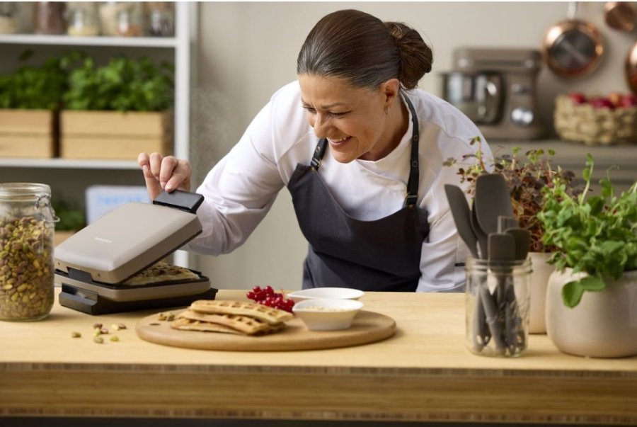 Blomsterbergs Belgisches Waffeleisen, Latte