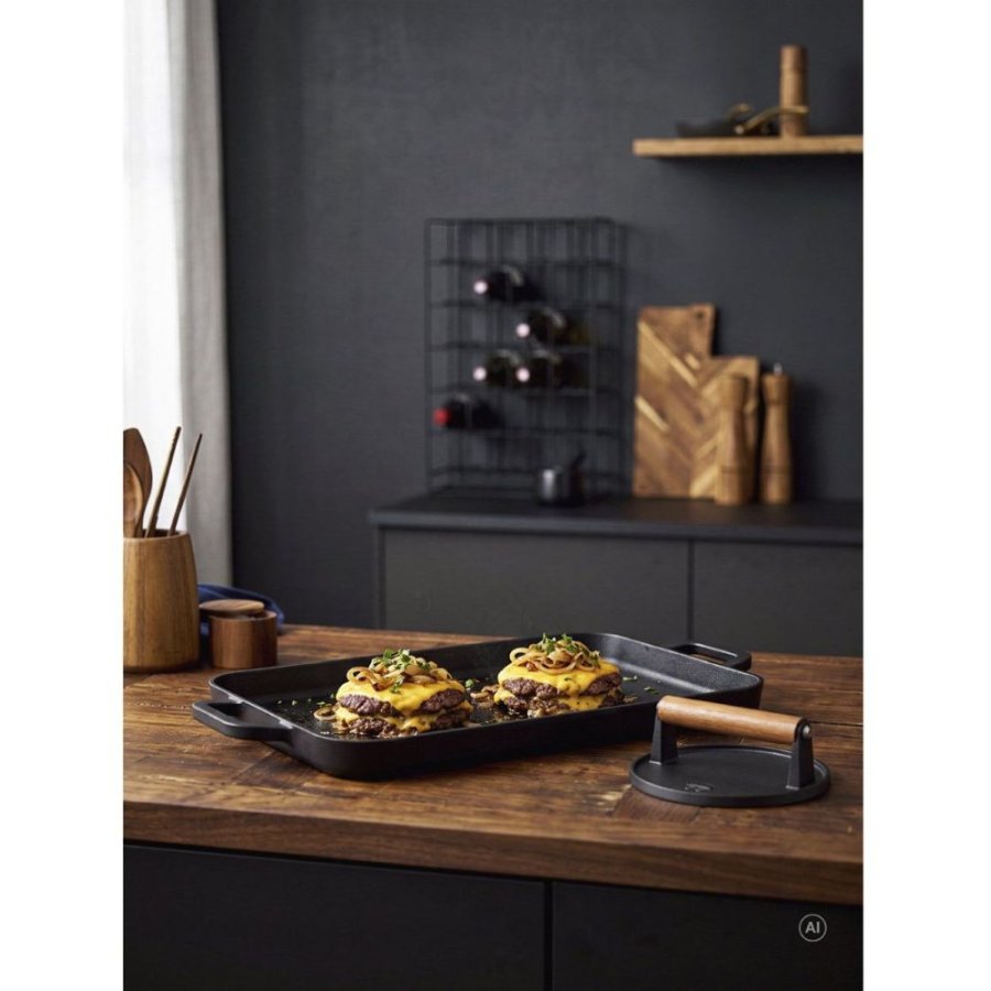 Holm Grillplatte 26x48, 5 Cm
