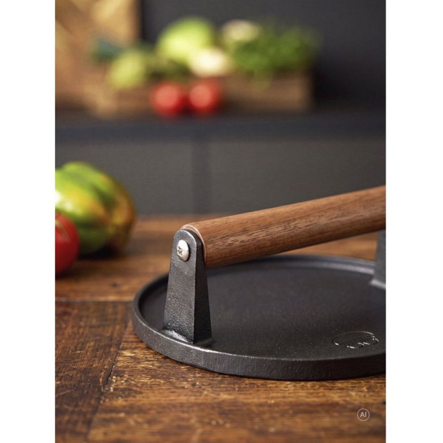 Holm Burgerpresse �17,8 cm, Schwarz