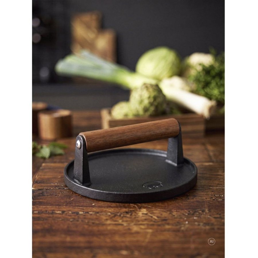 Holm Burgerpresse �17,8 cm, Schwarz