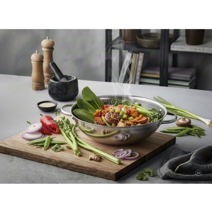Pillivuyt Gourmet Paillon Hybrid Wok 30 cm