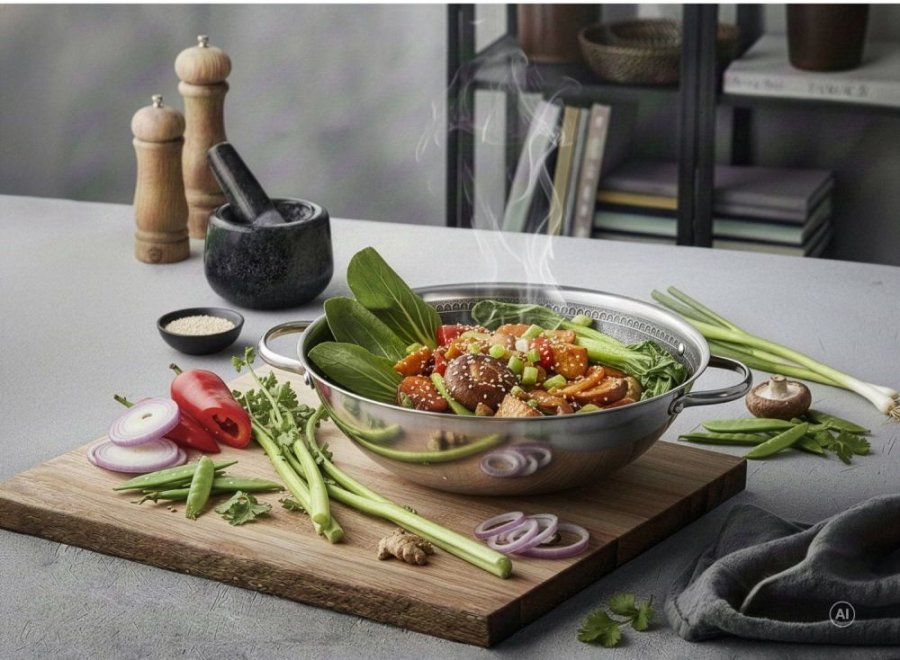 Pillivuyt Gourmet Paillon Hybrid Wok 30 cm