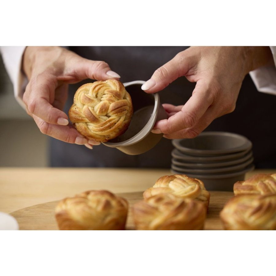 Blomsterbergs Muffin-/Snurreform 6 stk, Latte
