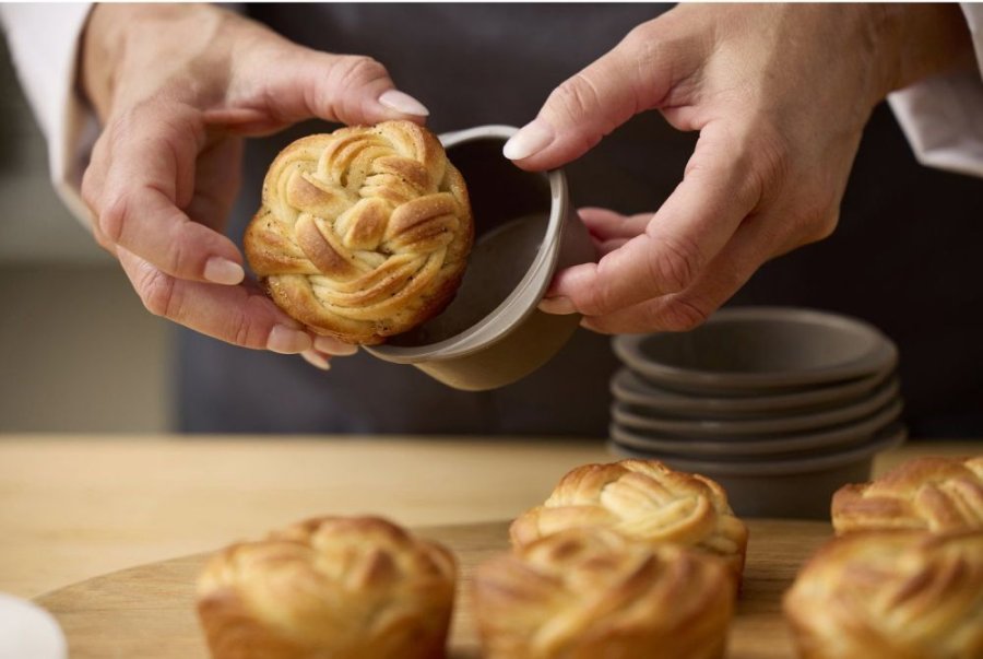 Blomsterbergs Muffin-/Snurreform 6 stk, Latte