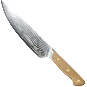Pillivuyt Gourmet Douron Kochmesser 33 cm, Eiche