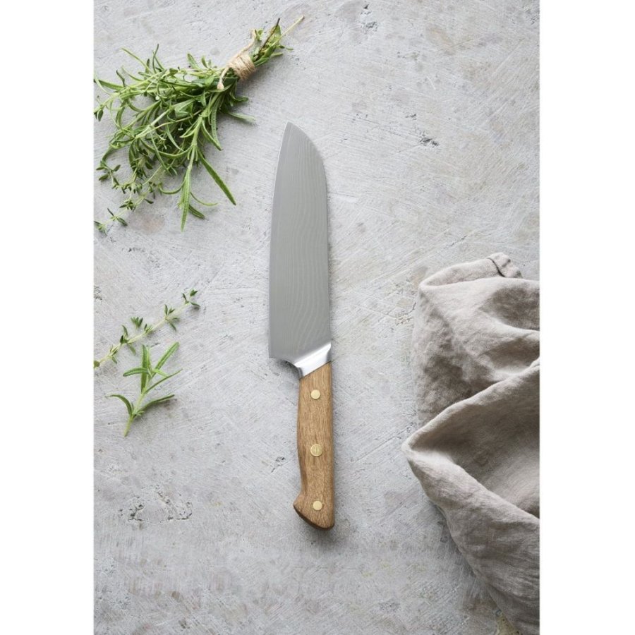 Pillivuyt Gourmet Douron Santokukniv 30,5 cm, Eg