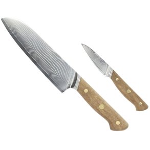 Pillivuyt Gourmet Douron Messerset 2-teilig, Eiche