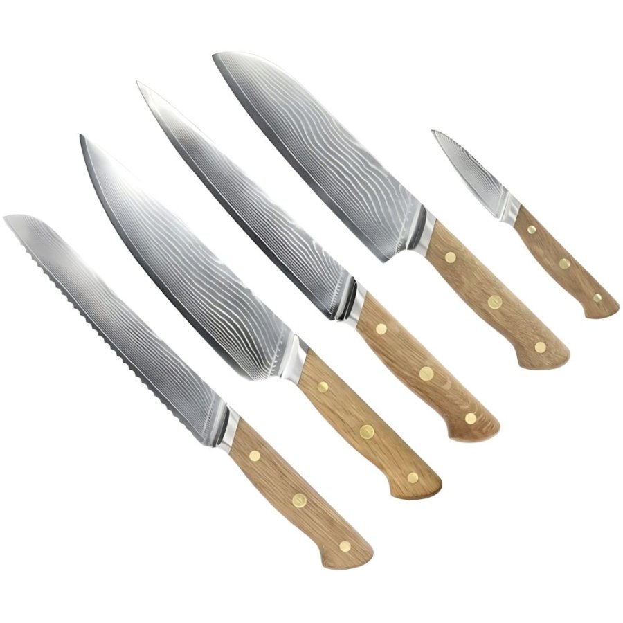 Pillivuyt Gourmet Douron Knivs�t 5 Dele, Eg