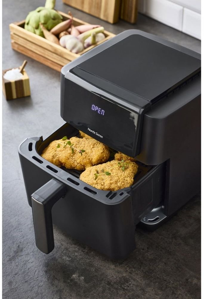 Nordic Sense Airfryer 5 L, Schwarz