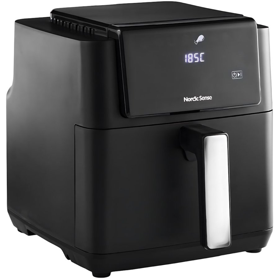 Nordic Sense Airfryer 5 L, Schwarz