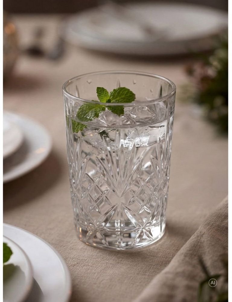 Lyngby Glas Melodia Vandglas 6 stk. 25 cl