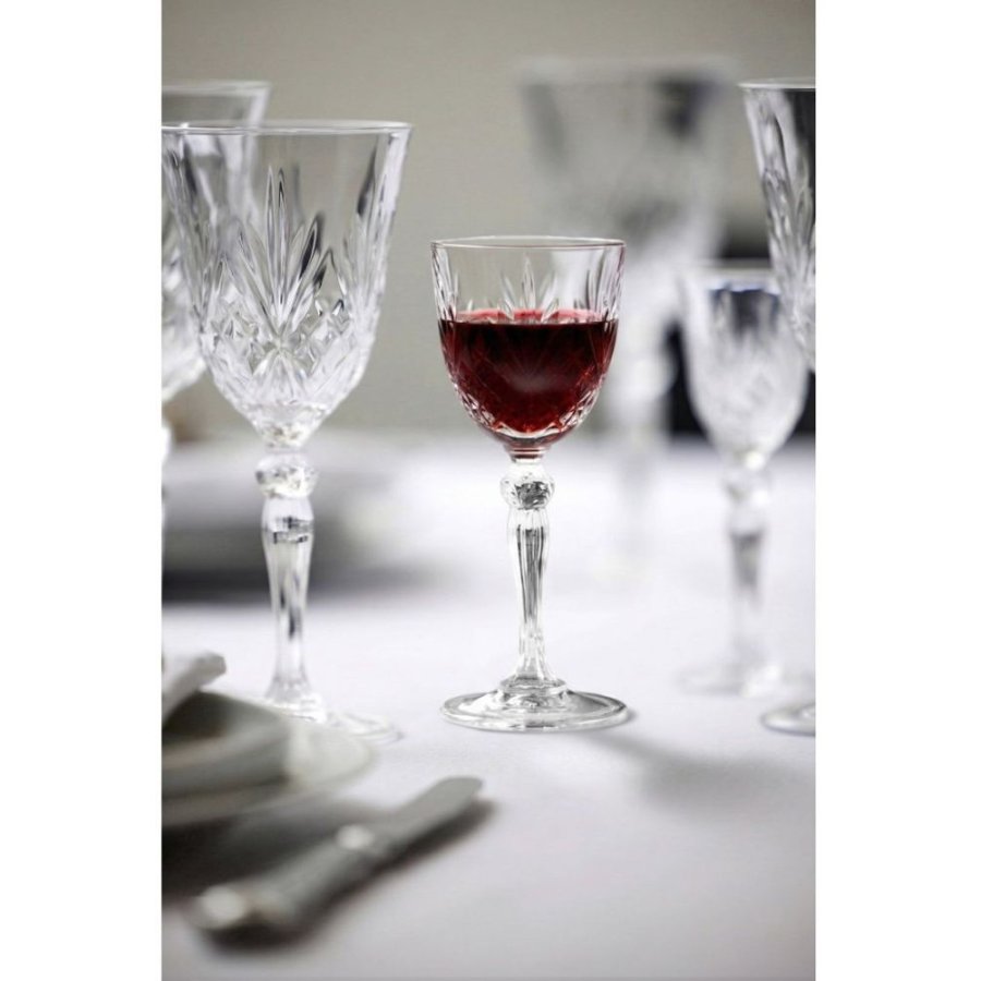 Lyngby Glas Melodia Portvinsglas 4 stk. 14 cl