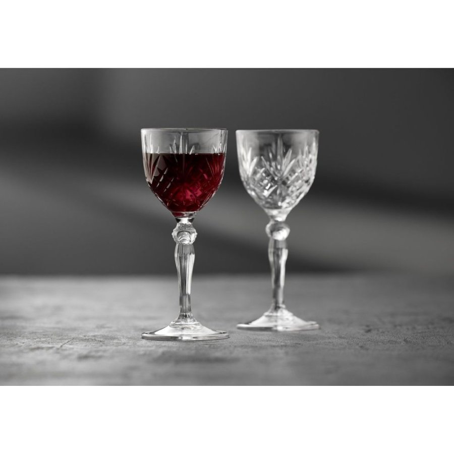 Lyngby Glas Melodia Portvinsglas 4 stk. 14 cl