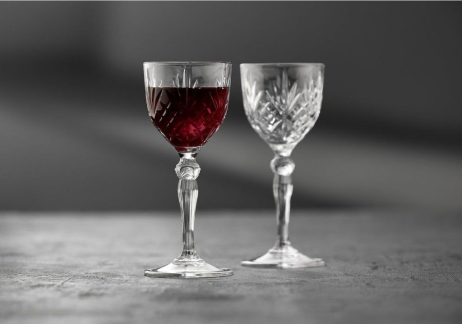Lyngby Glas Melodia Portvinsglas 4 stk. 14 cl