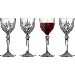 Lyngby Glas Melodia Portvinsglas 4 stk. 14 cl