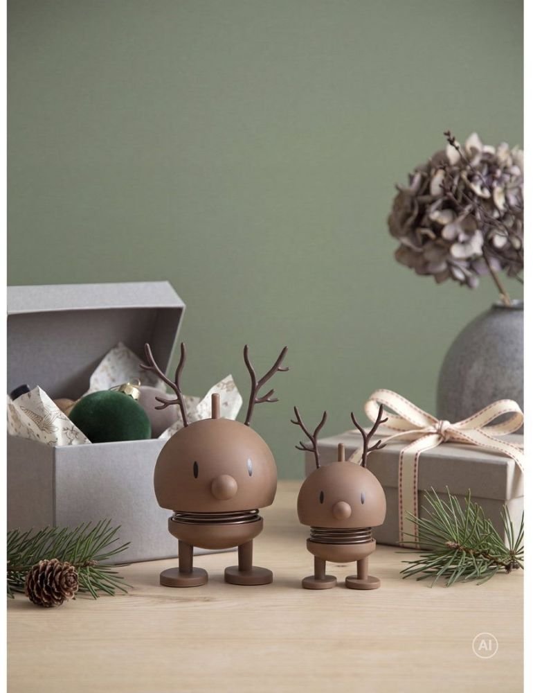 Hoptimist Soft Rensdyr Bumble 2 stk. XS/S, Choko