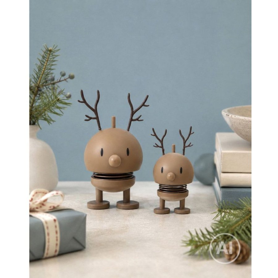 Hoptimist Soft Rensdyr Bumble 2 stk. XS/S, Choko
