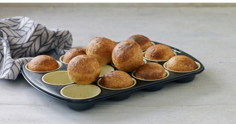 Blomsterbergs Muffinsform 12 huller 25 cm, Gr�/Creme