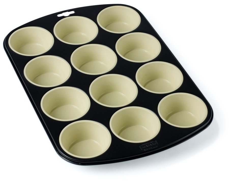 Blomsterbergs Muffinsform 12 huller 25 cm, Gr�/Creme