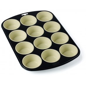 Blomsterbergs Muffinsform 12 huller 25 cm, Gr�/Creme