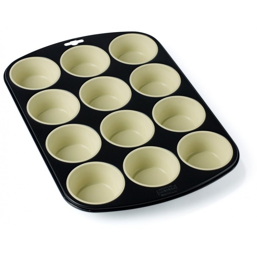 Blomsterbergs Muffinsform 12 huller 25 cm, Gr�/Creme