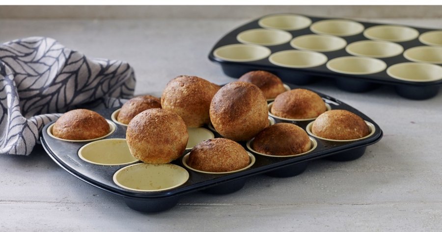 Blomsterbergs Muffinsform 12 huller 25 cm, Gr�/Creme