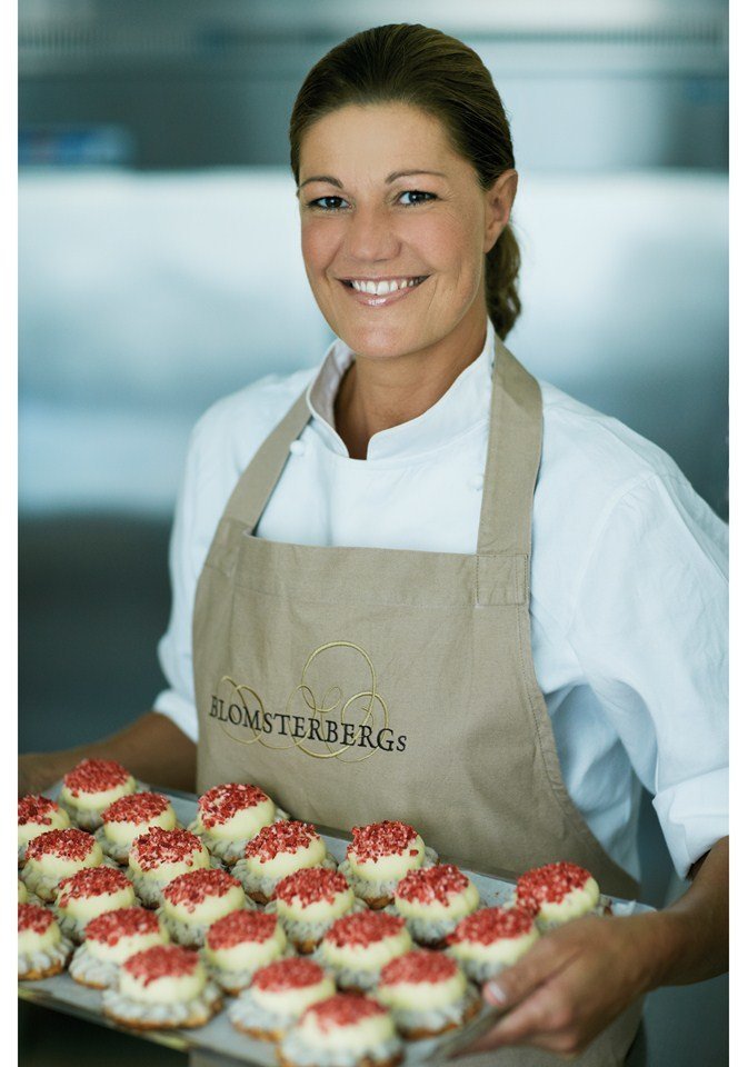 Blomsterbergs Springform �20 cm, Gr�/Creme